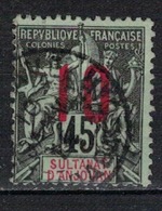 ANJOUAN                N°     YVERT  27   OBLITERE       ( Ob  3/33 ) - Used Stamps