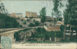 49 MONTREVAULT / Le Pont Romain Et Château / - Montrevault