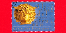 VATICANO - Usato - 2001 - Gli Ori Del Museo Gregoriano Etrusco - 2000 L. - 1,03  Testa Di Medusa - Oblitérés