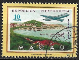 Macau Macao – 1960 Airmail 10 Patacas - Usati