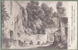 CPA Lithographie Champin De 1845 - ESSONNE - ÉTRÉCHY - RUINES DU CHATEAU DE ROUSSET - Collection Paul Allorgue / 2 - Etrechy