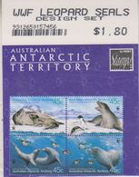 AAT 2001 Leopard Seals 4v (in Bl)  As From The Philatelic Service (unopened) ** Mnh (43898) Promotion - Unused Stamps