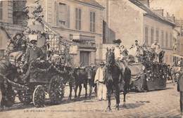 78-LE-PERRAY- CAVALCADE 1908, CHAR DU BOEUF GRAS - Le Perray En Yvelines