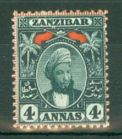 Zanzibar: 1898   Sultan Seyyid Hamad-bin-Thwain    SG183   4a    MH - Zanzibar (...-1963)