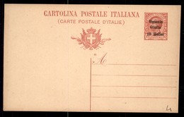 Occupazioni I Guerra Mondiale - Venezia Giulia - Interi Postali - Venezia Giulia - 1919 - 10 Helller Su 10 Cent (C5) - N - Autres & Non Classés