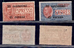 Occupazioni I Guerra Mondiale - Trento E Trieste - 1919 - Espressi (1/2) - Serie Completa - Gomma Integra (25) - Other & Unclassified