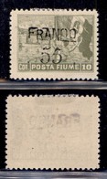 Occupazioni I Guerra Mondiale - Fiume - 1919 - Franco 55 Su 10 Corone (D 87) - Gomma Originale (50) - Other & Unclassified