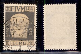 Occupazioni I Guerra Mondiale - Fiume - 1920 - 10 Lire D'Annunzio (126) - Usato - Autres & Non Classés