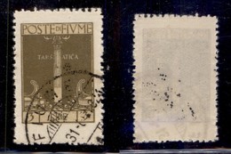 Occupazioni I Guerra Mondiale - Fiume - 1923 - 3 Lire San Vito (200 Usato (55) - Otros & Sin Clasificación