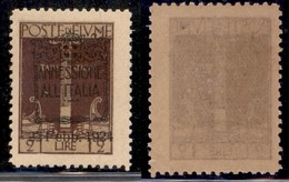 Occupazioni I Guerra Mondiale - Fiume - 1924 - 2 Lire Annessione (223 Varietà Fb) Con Soprastampa Obliqua - Gomma Integr - Otros & Sin Clasificación