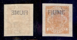 Occupazioni I Guerra Mondiale - Fiume - 1918 - Giornali (1i) Con Decalco - Gomma Originale (60) - Other & Unclassified