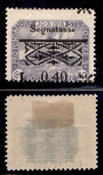 Occupazioni I Guerra Mondiale - Fiume - 1921 - Segnatasse 0,40 Su 80 Cent (21-varietà) Con Dentellatura Orizzontale Spos - Autres & Non Classés