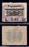 Occupazioni I Guerra Mondiale - Fiume - 1921 - Segnatasse 0,40 Su 80 Cent (21a-lilla) - Gomma Originale (60) - Autres & Non Classés