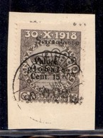 Occupazioni I Guerra Mondiale - Fiume - 1921 - Segnatasse - 0,02 Su 15 Cent (25pb) Con Soprastampa In Basso (a Cavallo)  - Autres & Non Classés