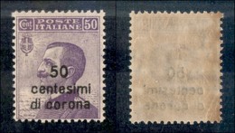 Occupazioni I Guerra Mondiale - Dalmazia - 1922 - 50 Cent Su 50 Cent (5) - Gomma Integra (30) - Other & Unclassified
