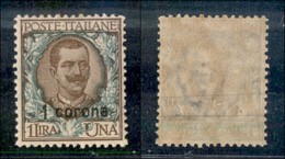 Occupazioni I Guerra Mondiale - Dalmazia - 1922 - 1 Corona Su 1 Lira (6) - Gomma Integra (molto Ben Centrato - Autres & Non Classés
