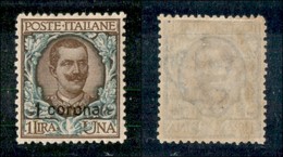 Occupazioni I Guerra Mondiale - Dalmazia - 1922 - 1 Corona Su 1 Lira (6) - Gomma Integra - Ottimamente Centrato (100) - Other & Unclassified