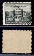 Occupazioni II Guerra Mondiale - Lubiana - 1941 - 20 Din (7-Aerea) - Gomma Originale (110) - Other & Unclassified