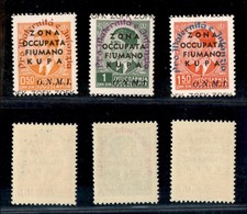 Occupazioni II Guerra Mondiale - Zona Fiumano Kupa - 1942 - Maternità Infanzia (36/38) - Serie Completa - Gomma Integra  - Other & Unclassified