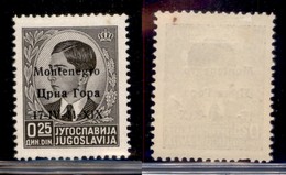 Occupazioni II Guerra Mondiale - Montenegro - 1941 - 25 Para (1pa) - Errore X1X - Gomma Originale (30) - Autres & Non Classés