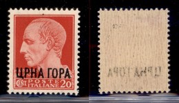 Occupazioni II Guerra Mondiale - Montenegro - 1941 - 20 Cent (18 Varietà) Con Decalco - Gomma Integra - Non Catalogo - Other & Unclassified