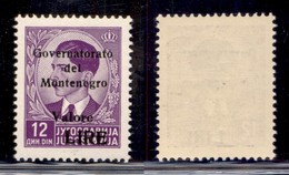 Occupazioni II Guerra Mondiale - Montenegro - 1942 - 12 Din (47) - Gomma Integra (100) - Autres & Non Classés