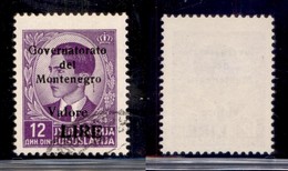 Occupazioni II Guerra Mondiale - Montenegro - 1942 - 12 Din (47) Usato (60) - Autres & Non Classés