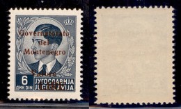 Occupazioni II Guerra Mondiale - Montenegro - 1942 - 6 Din (56) - Gomma Integra (75) - Autres & Non Classés