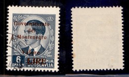 Occupazioni II Guerra Mondiale - Montenegro - 1942 - 6 Din (56) Usato (50) - Autres & Non Classés