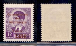Occupazioni II Guerra Mondiale - Montenegro - 1942 - 16 Din (59) - Gomma Integra (75) - Autres & Non Classés