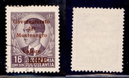 Occupazioni II Guerra Mondiale - Montenegro - 1942 - 16 Din (59) Usato (50) - Autres & Non Classés