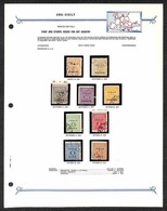 Occupazioni Straniere Di Territori Italiani - Occupazione Anglo-Americana - Sicilia - 1943 - AMP (1/9) - Serie Completa  - Autres & Non Classés