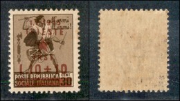 Occupazioni II Guerra Mondiale - Occupazione Jugoslava - Trieste - 1945 - 10 Lire + 10 Lire Su 30 Cent (13) - Soprastamp - Autres & Non Classés