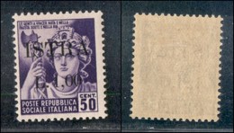 Occupazioni II Guerra Mondiale - Occupazione Jugoslava - Istria - 1945 - 1 Lira Su 50 Cent (26) - Gomma Originale (90) - Autres & Non Classés