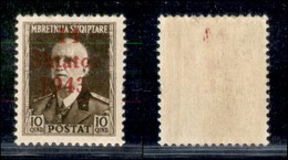 Occupazioni Straniere Di Territori Italiani - Occupazione Tedesca - Albania - 1943 - 10 Qind (5d) Con Soprastampa In Alt - Otros & Sin Clasificación