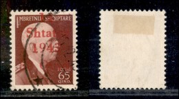 Occupazioni Straniere Di Territori Italiani - Occupazione Tedesca - Albania - 1943 - 50 Qind Su 65 (9) - Soprastampa Spo - Autres & Non Classés