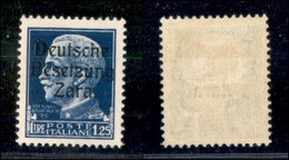 Occupazioni Straniere Di Territori Italiani - Occupazione Tedesca - Zara - 1943 - 1,25 Lire (10-quarto Tipo) Con D In Gr - Autres & Non Classés