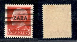 Occupazioni Straniere Di Territori Italiani - Occupazione Tedesca - Zara - 1943 - 75 Cent (25-primo Tipo) - Gomma Integr - Andere & Zonder Classificatie