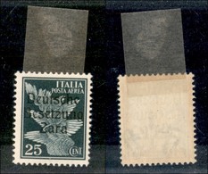 Occupazioni Straniere Di Territori Italiani - Occupazione Tedesca - Zara - 1943 - 25 Cent (1/I-Aerea) - Gomma Originale  - Other & Unclassified