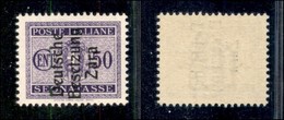 Occupazioni Straniere Di Territori Italiani - Occupazione Tedesca - Zara - 1943 - Segnatasse - 50 Cent (7-primo Tipo) -  - Otros & Sin Clasificación