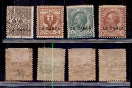 Uffici Postali All'Estero - Levante - La Canea - 1905/1907 - Soprastampati (3/4+14/15) - Insieme Di 4 Valori - Gomma Ori - Other & Unclassified