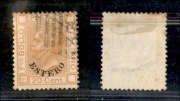 Uffici Postali All'Estero - Levante - Emissioni Generali - 1874 - 20 Cent Estero (11) - Usato - Autres & Non Classés