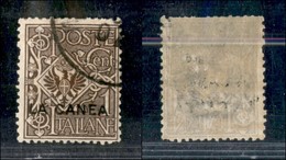Uffici Postali All'Estero - Levante - La Canea - 1905 - 1 Cent Floreale Soprastampato (3a) - I Tiratura - Usato (20) - Other & Unclassified