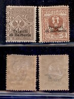 Uffici Postali All'Estero - Levante - Tripoli Di Barberia - 1909 - Soprastampati (1/2) - 2 Valori - Gomma Originale - Andere & Zonder Classificatie