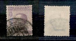 Uffici Postali All'Estero - Levante - Tripoli Di Barberia - 1909 - 50 Cent (8) - Usato - Andere & Zonder Classificatie