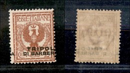 Uffici Postali All'Estero - Levante - Tripoli Di Barberia - 1915 - 2 Cent (12) Con Soprastampa Spostata IA A Cavallo - G - Autres & Non Classés