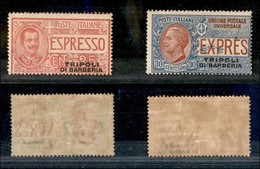 Uffici Postali All'Estero - Levante - Tripoli Di Barberia - 1909 - Espressi (1/2) - Serie Completa - Gomma Originale (30 - Sonstige & Ohne Zuordnung