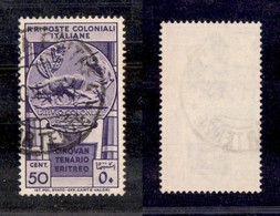 Colonie - Emissioni Generali - 1933 - 50 Cent Cinquantenario Eritreo (26) - Usato (40) - Other & Unclassified