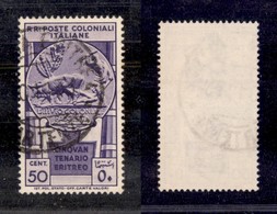 Colonie - Emissioni Generali - 1933 - 50 Cent Cinquantenario Eritreo (26) - Usato (40) - Otros & Sin Clasificación