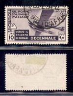 Colonie - Emissioni Generali - 1933 - 10 Lire Decennale (26) - Usato (65) - Other & Unclassified